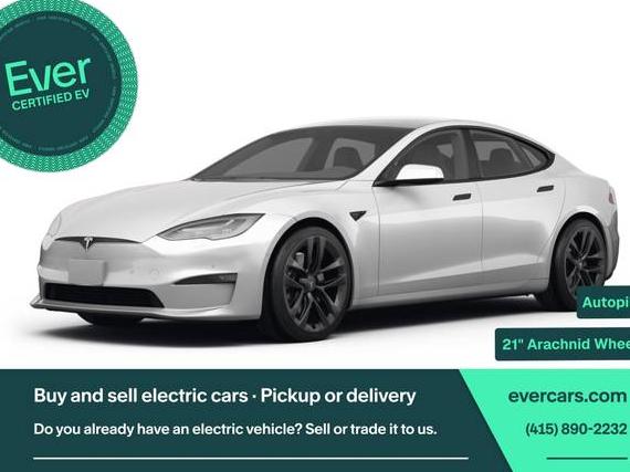 TESLA MODEL S 2022 5YJSA1E55NF487222 image